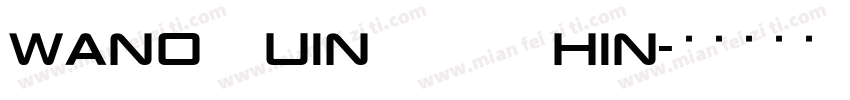 wano Quin TR Thin字体转换